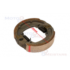 Aizmugures bremžu loku komplekts  SYM,  HONDA DIO  motorolleriem 100x20mm